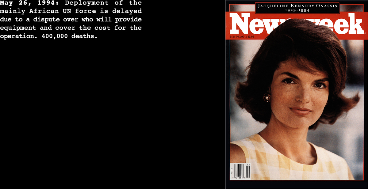 Untitled (Newsweek) Alfredo Jaar