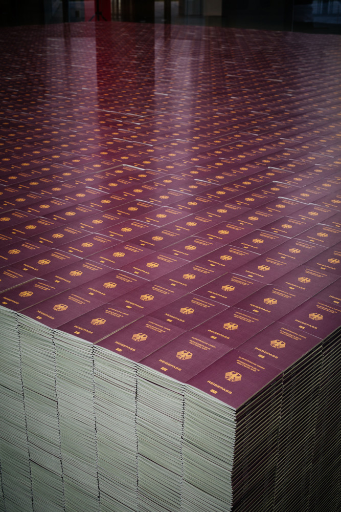 One Million German Passports Alfredo Jaar