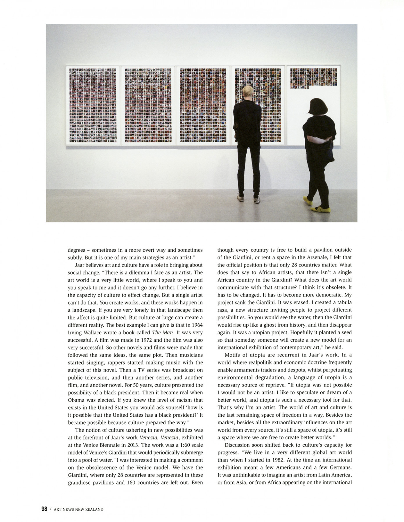 Press – Alfredo Jaar