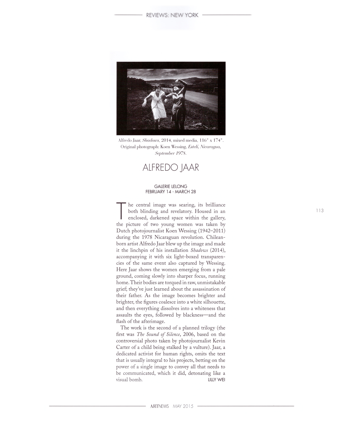Press – Alfredo Jaar