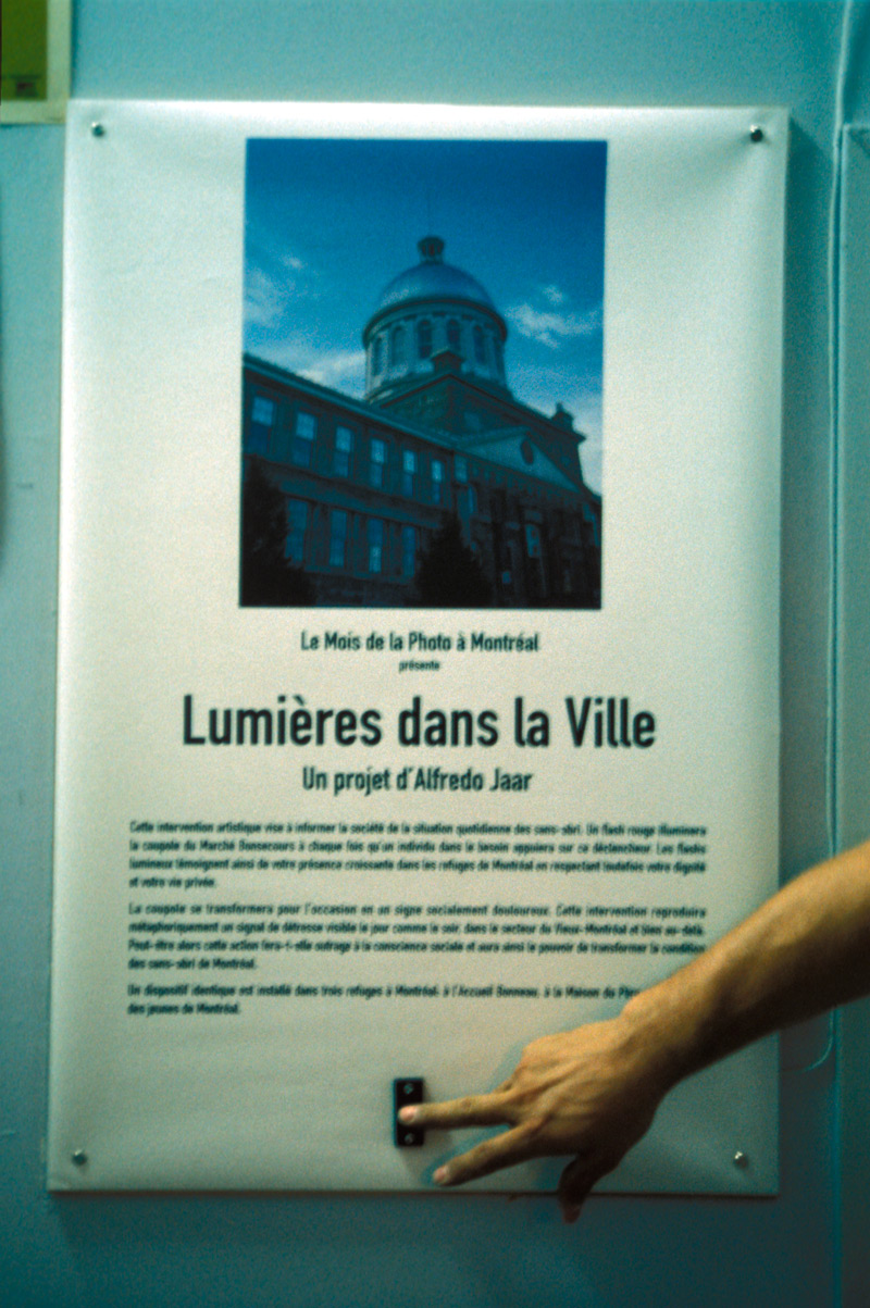 Lights in the City Alfredo Jaar